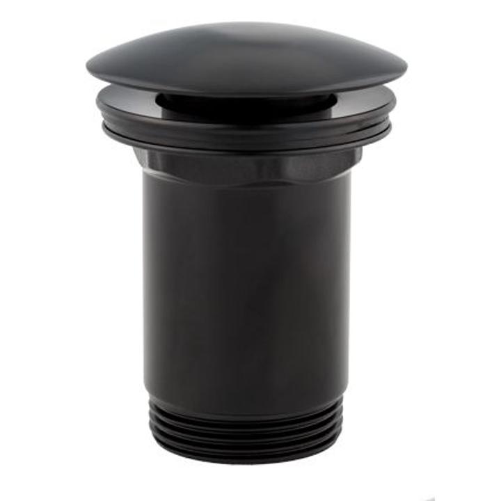 KOREK KLIK-KLAK DO SYFONU UMYWALKOWEGO, CZARNY MAT A706BL