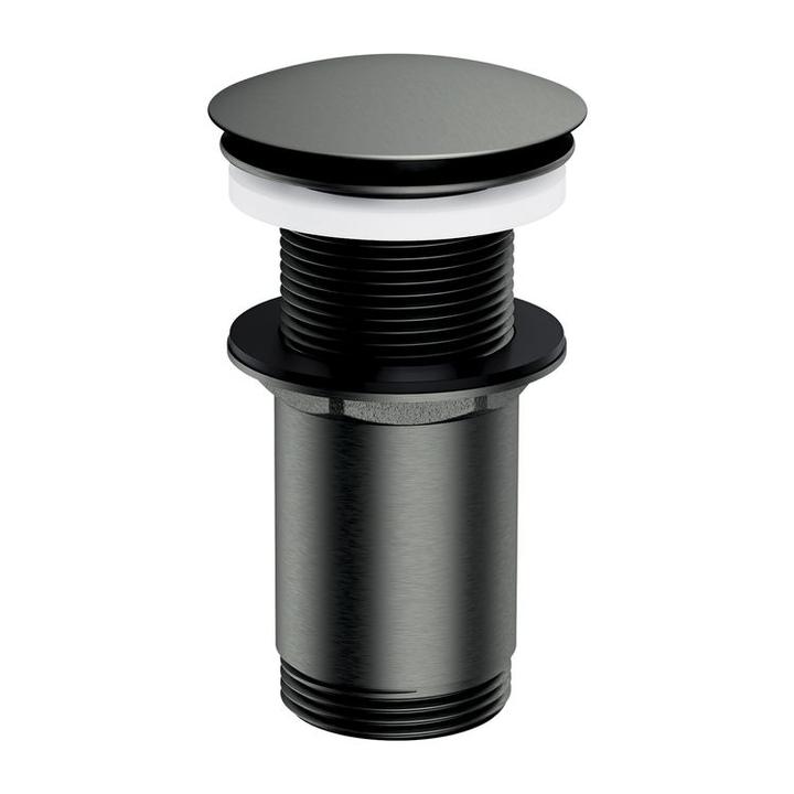 KOREK UMYWALKOWY KLIK-KLAK GRAFIT SZCZOTKOWANY  CERAMICZNY A716GR