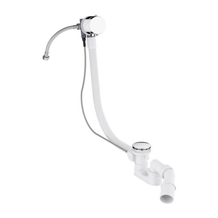 SYFON WANNOWY PRZELEWOWO-ODPŁYWOWO-NAPEŁNIAJĄCY, CHROM       TK122-PLUS-3.01CR