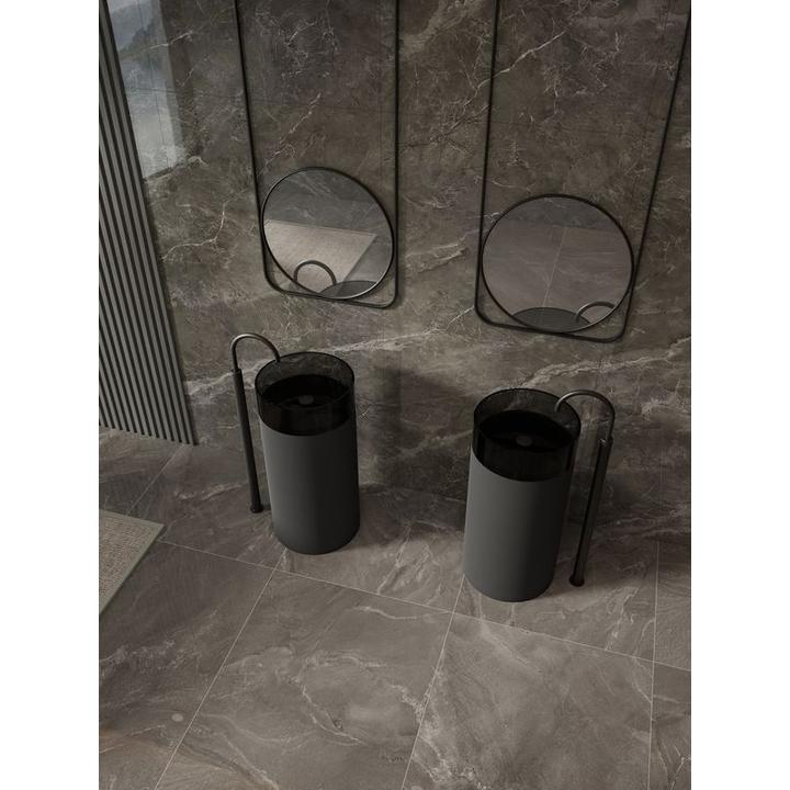 Umywalka wolnostojąca Freedom Smokey Black and Dark Grey – nowoczesność i stylowy kontrast