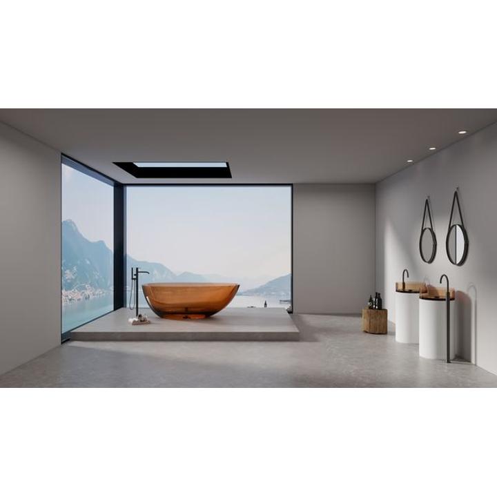 Umywalka wolnostojąca Freedom Smokey Black and Dark Grey – nowoczesność i stylowy kontrast