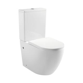 SOME ELEGANZA WC MISKA KOMPAKTOWA BEZRANTOWY Z DESKĄ WOLNOOPADAJĄCĄ 625 BIAŁY POŁYSK TT-1401T/1