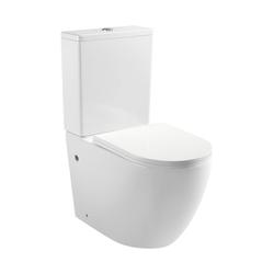 SOME ELEGANZA WC MISKA KOMPAKTOWA BEZRANTOWY Z DESKĄ WOLNOOPADAJĄCĄ 625 BIAŁY POŁYSK TT-1401T/1