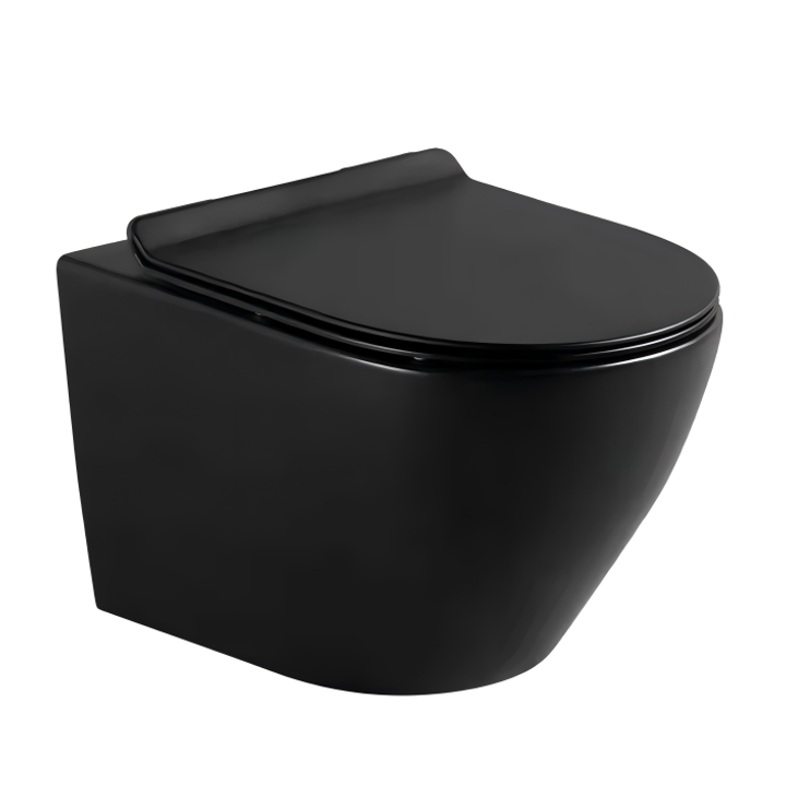Miska WC Interno czarny mat – nowoczesność i wyrazisty styl