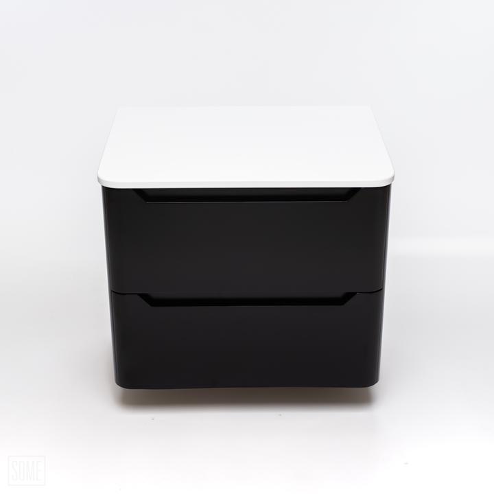 Czarna szafka łazienkowa CASE 60 cm – elegancja i nowoczesność