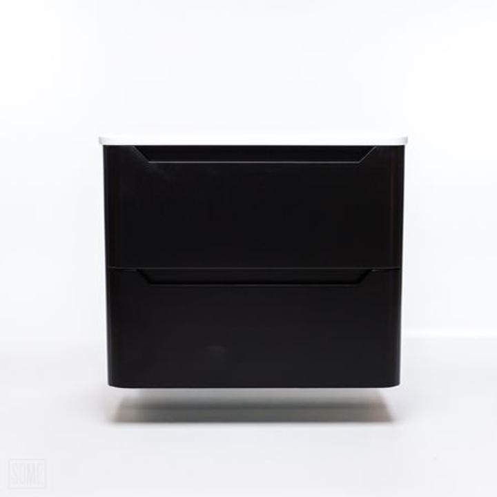 Czarna szafka łazienkowa CASE 60 cm – elegancja i nowoczesność