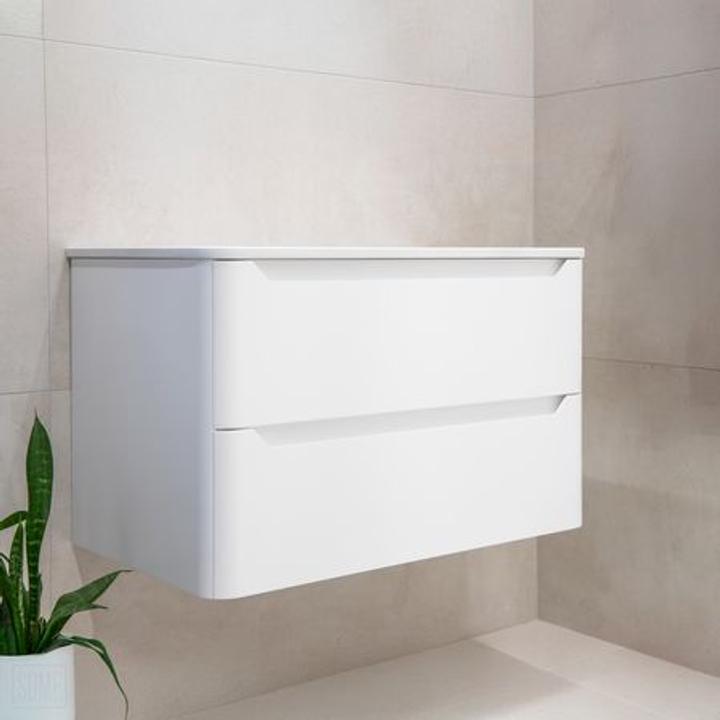 Biała szafka łazienkowa CASE 80 cm – przestronność i styl