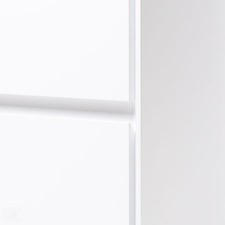 Szafka łazienkowa LOCK 60 cm – nowoczesna biel i minimalistyczny design