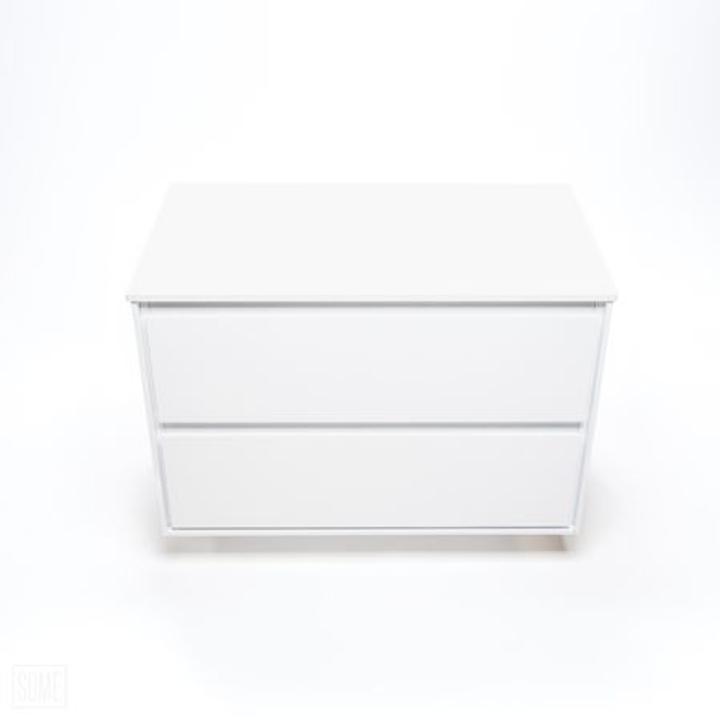 Szafka łazienkowa LOCK 80 cm – przestronność i nowoczesna biel