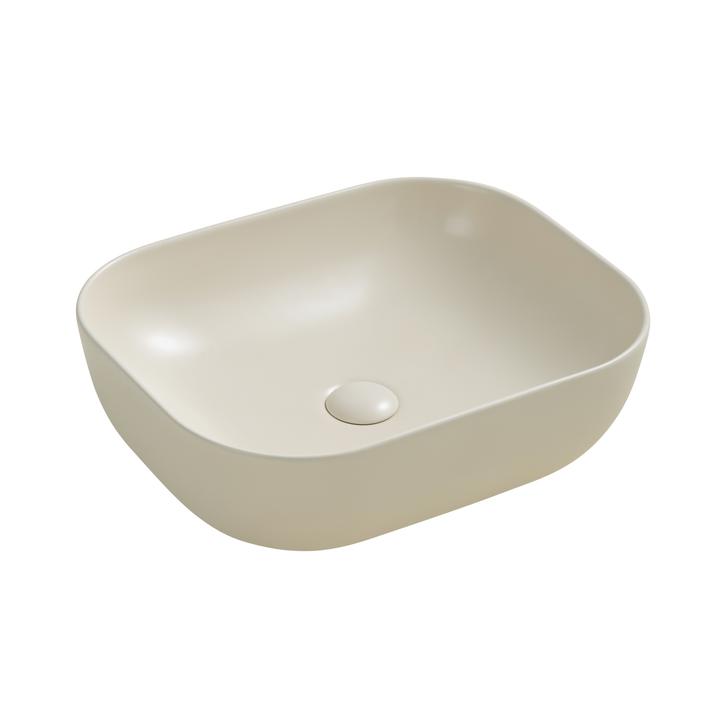 Umywalka nablatowa Bella beżowy mat – ciepło i elegancja w Twojej łazience