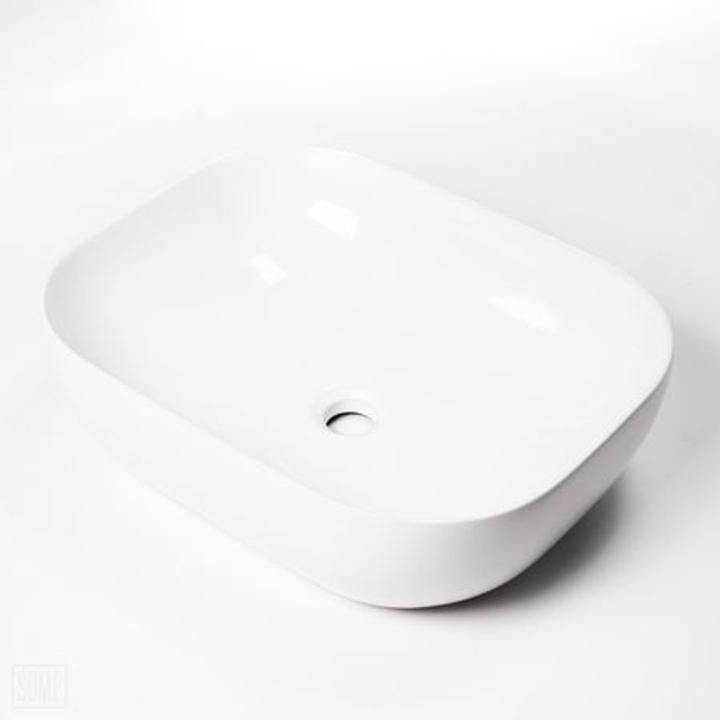 Umywalka nablatowa Bella biała – nowoczesność i elegancja