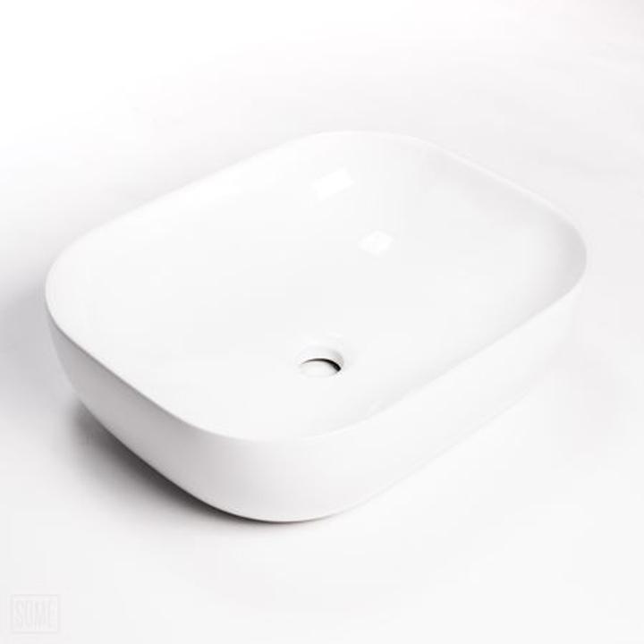 Umywalka nablatowa Bella biała – nowoczesność i elegancja