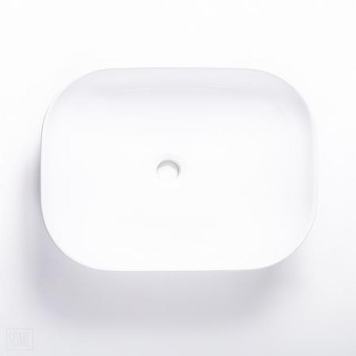 Umywalka nablatowa Bella biała – nowoczesność i elegancja