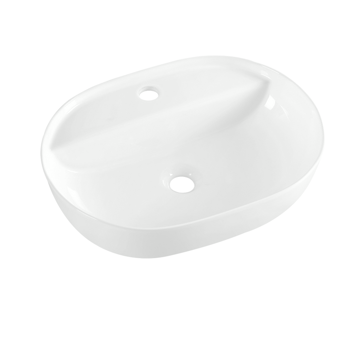 Umywalka nablatowa Dritto biała – nowoczesna ceramika do łazienki