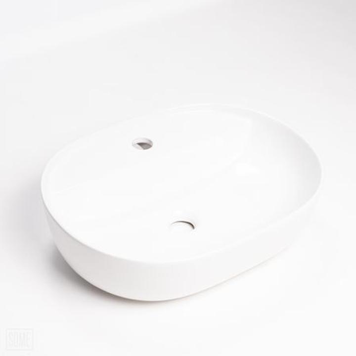 Umywalka nablatowa Dritto biała – nowoczesna ceramika do łazienki