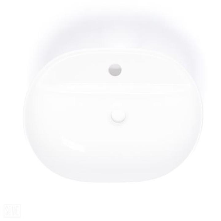 Umywalka nablatowa Dritto biała – nowoczesna ceramika do łazienki