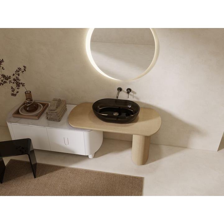 Umywalka wolnostojąca Freedom Smokey Black and Dark Grey – nowoczesność i stylowy kontrast