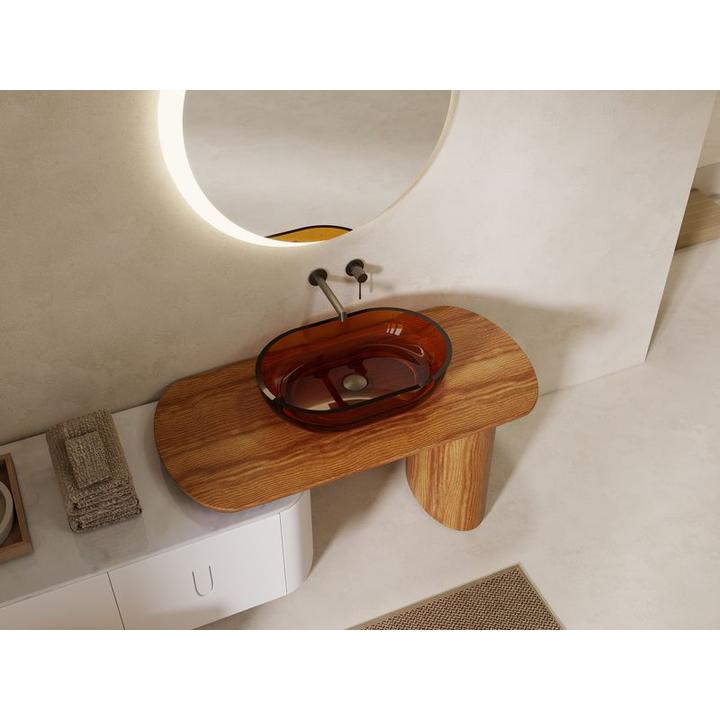 Umywalka wolnostojąca Freedom Smokey Black and Dark Grey – nowoczesność i stylowy kontrast