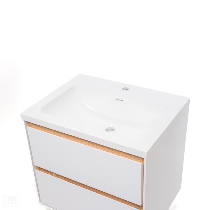 Umywalka meblowa LOCK 60 cm – minimalistyczny design i nowoczesna forma