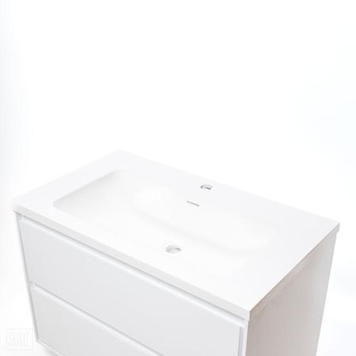 Umywalka meblowa LOCK 80 cm – przestronność i minimalistyczny styl