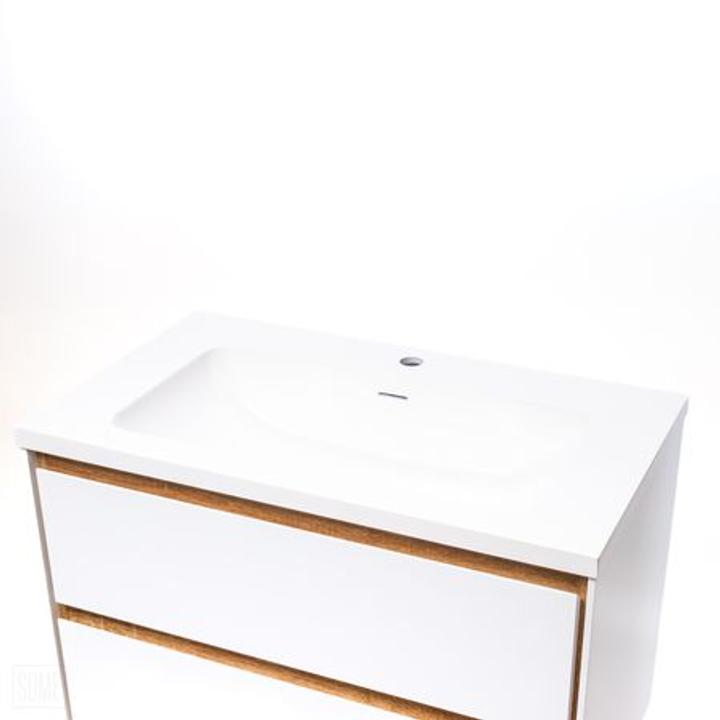 Umywalka meblowa LOCK 80 cm – przestronność i minimalistyczny styl