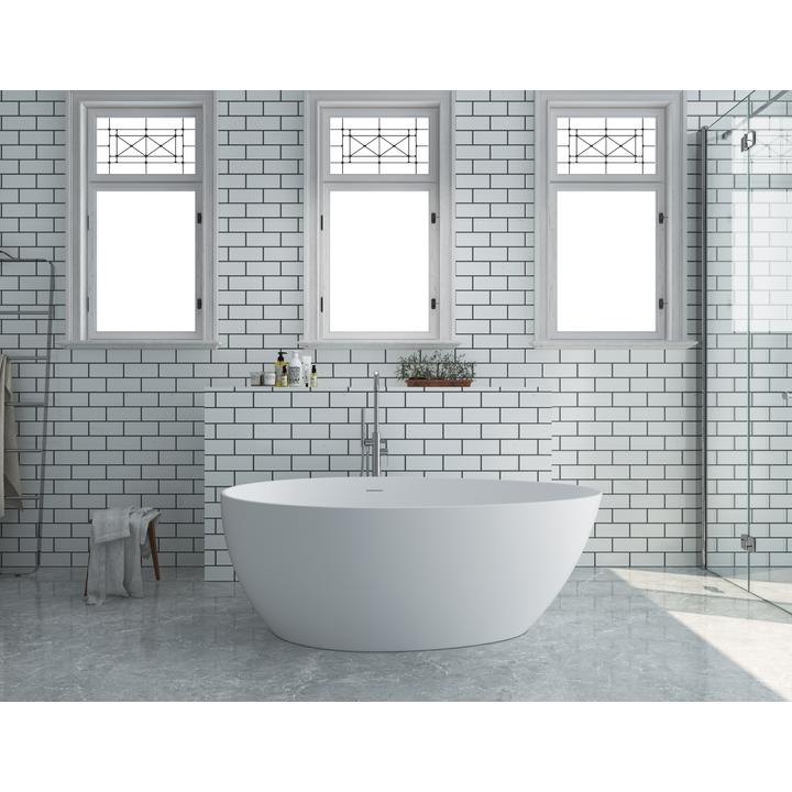 SOME DROP WANNA WOLNOSTOJĄCA 1600X820X580 AKRYLOWA DM630-1600T BIAŁY POŁYSK + KOREK KLIK KLAK CHROM D01CHR*