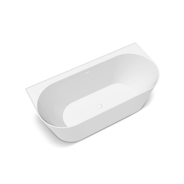 Wanna przyścienna EMMA 2.0 1600 x 750 x 575 mm – Nowoczesny Design i Komfort