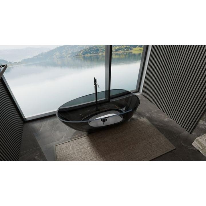 Wanna wolnostojąca Freedom Smokey Black – nowoczesność i luksusowy design