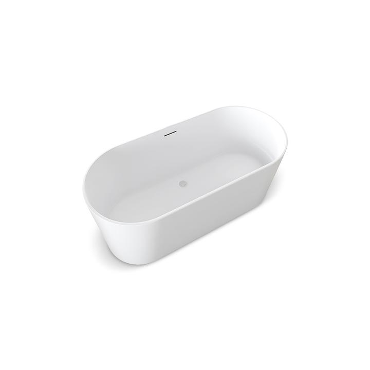 SOME GLOW WANNA WOLNOSTOJĄCA 1500X750X575 AKRYLOWA DM938-1500T BIAŁY POŁYSK + KOREK KLIK KLAK CHROM D01CHR*