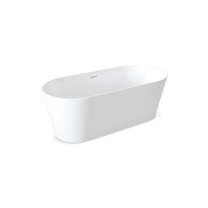 SOME GLOW WANNA WOLNOSTOJĄCA 1590X740X560 AKRYLOWADM938-1600T BIAŁA POŁYSK+KOREK KLIK KLAK BIAŁY POŁYSK DR01WH*