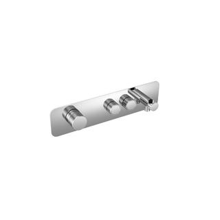 KROTOS BATERIA PRYSZNIC-WANNA P/T, 2 WYJ CHROM AREX.8035CR
