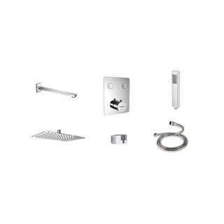 KROTOS ZESTAW PRYSZNIC-WANNA P/T CHROM AREX.SET.8045CR
