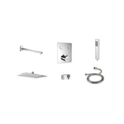 KROTOS ZESTAW PRYSZNIC-WANNA P/T CHROM AREX.SET.8045CR