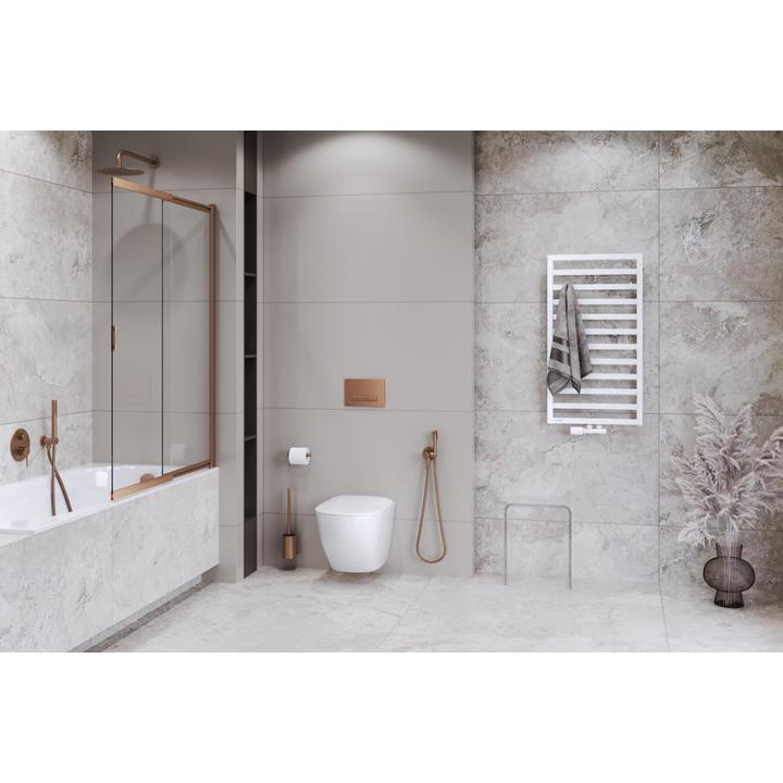 BREGO GRZEJNIK ŁAZIENKOWY 91X50CM, BIAŁY MAT GREX.BR91.WH