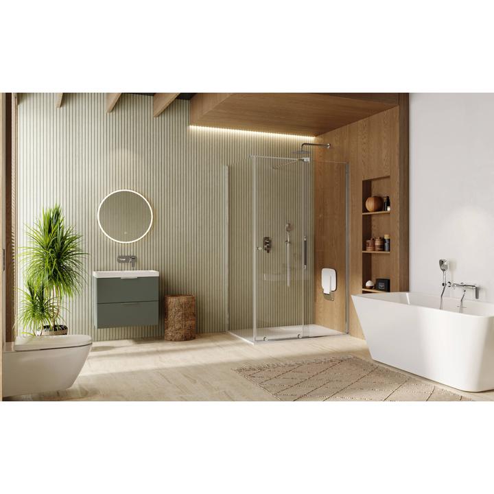 ORTIGO WALK-IN DRZWI PRYSZNICOWE PRZESUWNE 120 CM ELEMENT STAŁY 2/2, POWŁOKA CLEAN CONTROL KAEX.5007.01.1200.LP2/2