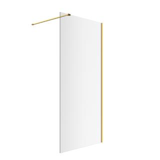 VIDOQ WALK-IN ŚCIANKA PRYUSZNICOWA PROSTA 120x200CM, POWŁOKA CLEAN CONTROL, ZŁOTY KAEX.1506.1200.LP.GB