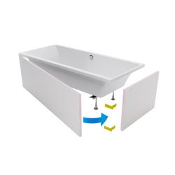 OBUDOWA DO ZABUDOWY PŁYTKAMI WANNY PROSTOKĄTNEJ DO WYMIARÓW 2000 X 900 MM OBEX.P.20X90WH