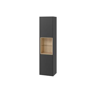 TUTO SZAFKA BOCZNA  160CM  SZARY/DĄB MLEX.0201.400.GRBL