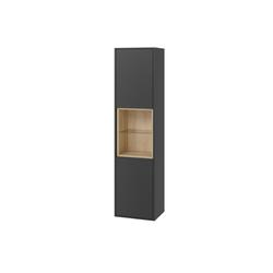 TUTO SZAFKA BOCZNA  160CM  SZARY/DĄB MLEX.0201.400.GRBL
