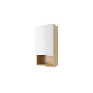 TUTO SZAFKA WISZ.PRAWA FRONT 40X80 CM BIAŁA/DĄB MLEX.0107.400.BLWH