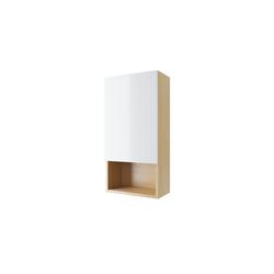 TUTO SZAFKA WISZ.PRAWA FRONT 40X80 CM BIAŁA/DĄB MLEX.0107.400.BLWH