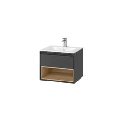 TUTO SZAFKA P/U 60 SZARY/DĄB MLEX.0101.600.GRBL