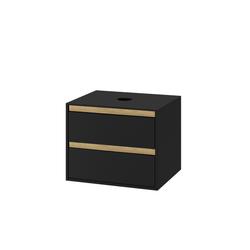 TUTO SZAFKA BLAT 60 CZ MAT/DĄB 2SZUFLADY MLEX.0104.600.BKBL