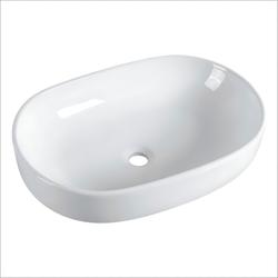 SOME VITA UMYWALKA NABLATOWA 600X425 OKRĄGŁA BIAŁY POŁYSK BT2084