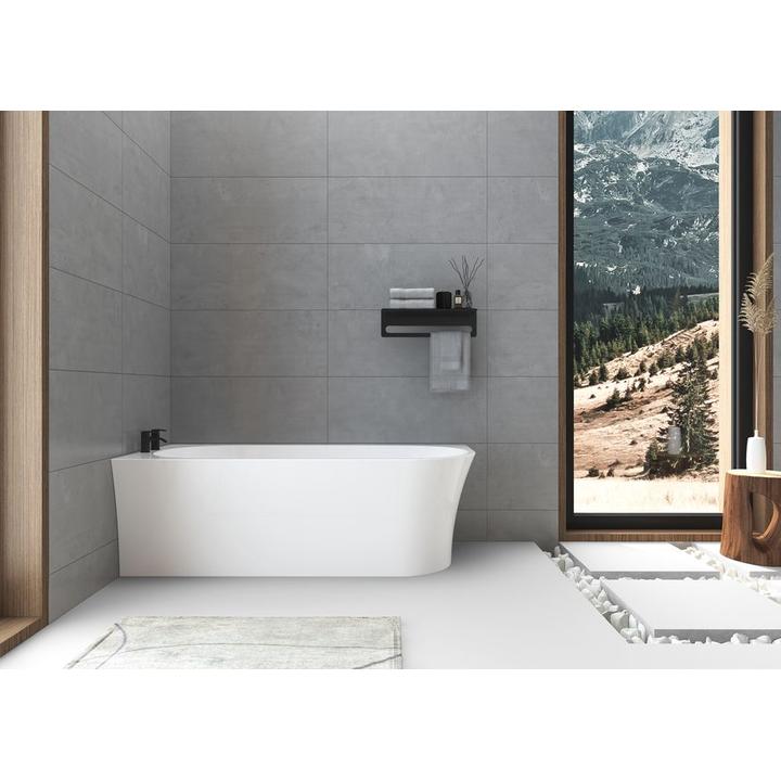 Wanna narożna EMMA LEWA 1600 x 750 x 590 mm – Nowoczesny Styl i Funkcjonalność