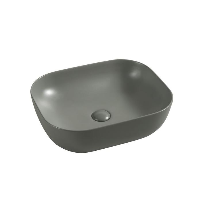 Umywalka nablatowa Bella szary mat – subtelność i nowoczesny styl