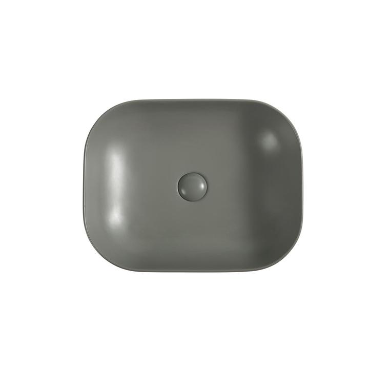 Umywalka nablatowa Bella szary mat – subtelność i nowoczesny styl