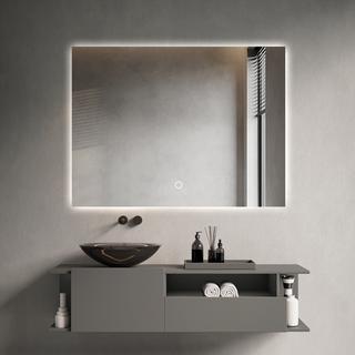 SOME CAMPO LUSTRO ŁAZIENKOWE PROSTOKĄTNE 70X90  OŚWIETLENIE LED, MATA GRZEWCZA CTL200S-70-90