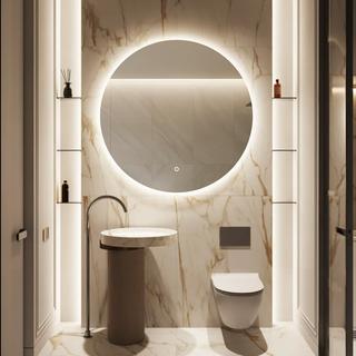 SOME OCCHIO LUSTRO ŁAZIENKOWE OKRĄGŁE 60 OŚWIETLENIE LED, MATA GRZEWCZA CTL202-60