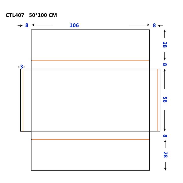 SOME FIUME LUSTRO ŁAZIENKOWE OWALNE  50X100 OŚWIETLENIE LED, MATA GRZEWCZA CTL407-50-100